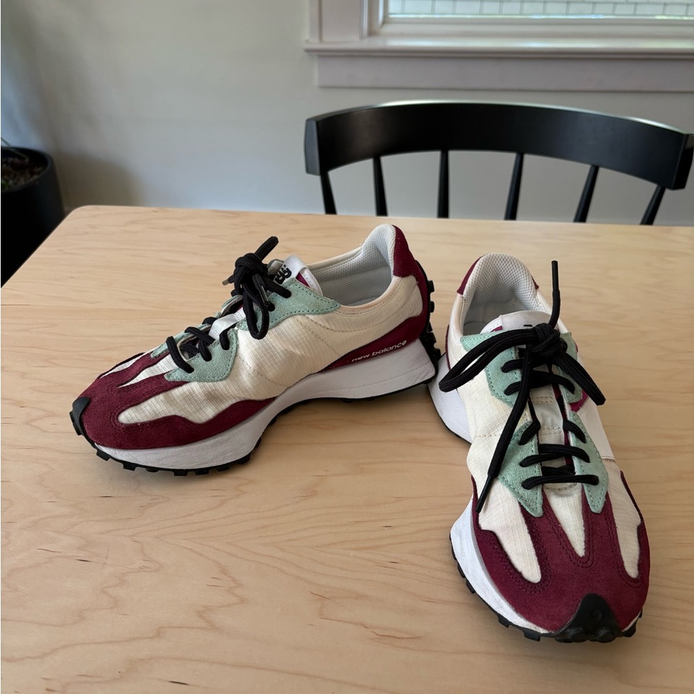 New Balance 327 Dark Ember with Cosmic Orchid